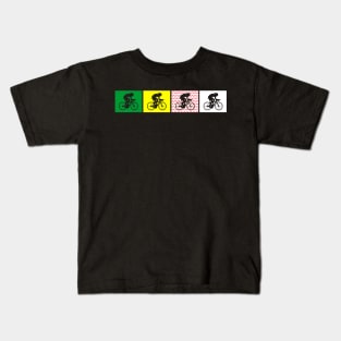 ciclismo colores tdf Kids T-Shirt